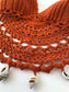 Boho Sea Shell Crochet Halter Top