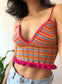 Handknitted Colurful Crochet Top