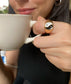 Yin Yang Chunky Ring • Cuban Curb Chain Croissant • Dome Bubble Ring