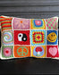Granny Square Crochet Pillow Cover- Handmade Pillow Case
 Throw Pillow
