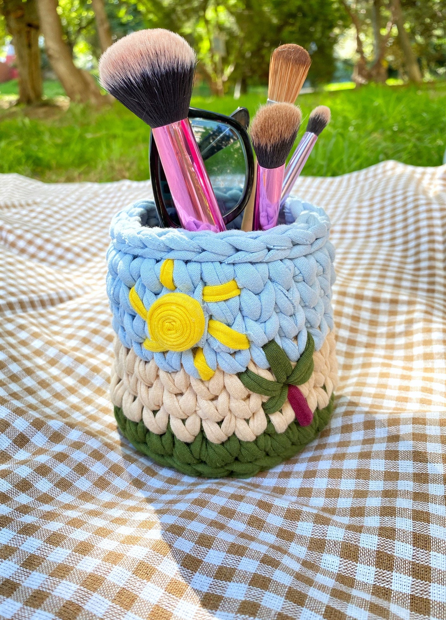 Chunky Crochet Multi-Purpose Basket