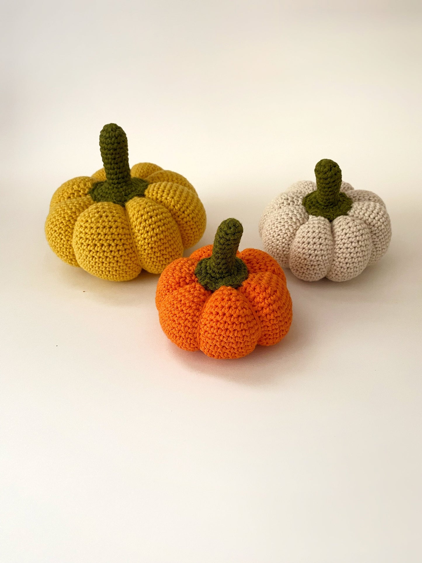Crochet Halloween Pumpkin Ornaments