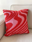 Swirly Punch Needle Pillow Case - Tufted Pillow Cover