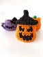 Chunky Crochet Halloween Basket Set