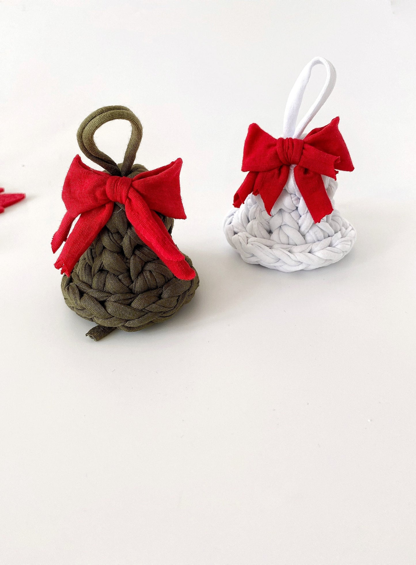 Chunky Crochet Christmas Bell,Merry Xmas Pendants,Christmas Tree Ornaments,Christmas Spirit Interior,Xmas Tree Toppings Hangings Jingle Bell