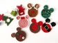 Crochet Christmas Coaster Set