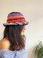 Colorful Striped Crochet Bucket Hat