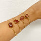 Raw Red Jasper Gold Cuff Bracelet• Healing Crystal Red Jasper Ring