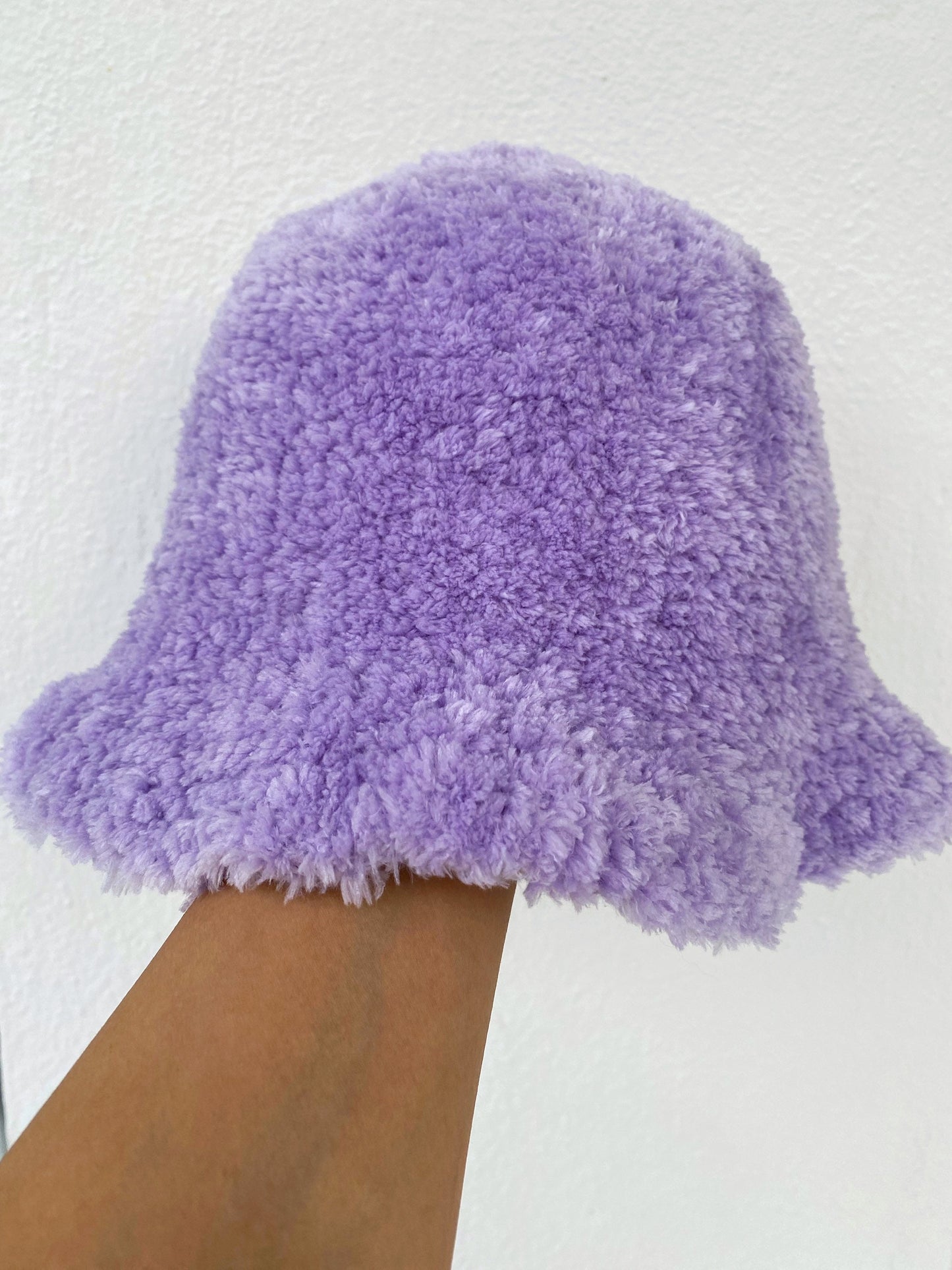 Crochet Fluffy Bucket Hat