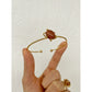 Raw Red Jasper Gold Cuff Bracelet• Healing Crystal Red Jasper Ring